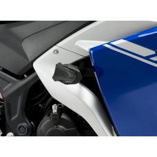 R19 FRAME SLIDERS FOR YAMAHA YZF-R3 2015-2018 - BLACK R19 FRAME SLIDERS FOR YAMAHA YZF-R3 2015-2018 - BLACK